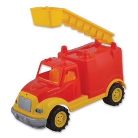 Masina pompieri 30 cm cu 36 piese constructie, in cutie Ucar Toys UC102