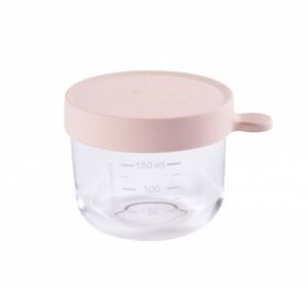 Recipient ermetic sticla 150 ml Roz