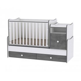 Lorelli - Mobilier transformabil Trend Plus , White Vintage Grey