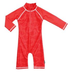 Swimpy - Costum de baie Fish Red , protectie UV , marime 74-80