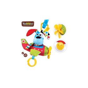 Jucarie avion muzical catel cu activitati, 0 luni+, Yookidoo