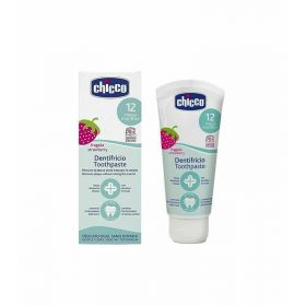 Chicco - Pasta de dinti capsuni, 50ml, 12luni+