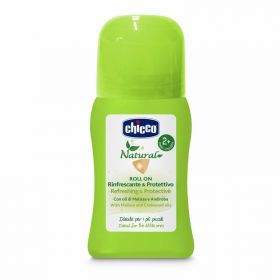 Chicco - Roll-on revigorant si protector , ulei de melissa si andiroba, 60ml, 2luni+