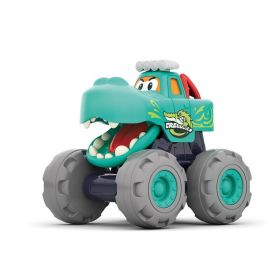 Jucarii bebe - Hola - Masina Crocodilul , Monster truck, Multicolor