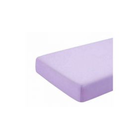 KidsDecor - Cearceaf cu elastic din Bumbac, 120x60 cm, Violet