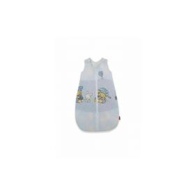 KidsDecor - Sac de dormit fara maneci Hai la joaca 70 cm din Bumbac, 70x30 cm, 3-9 luni, Tog 0.5, Albastru