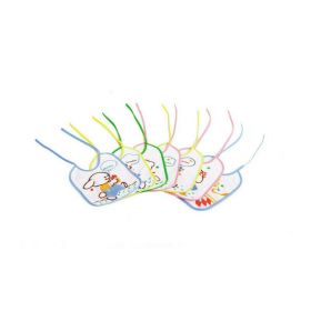 Baveta cu snur, bumbac/pvc 7/set Sunny Baby