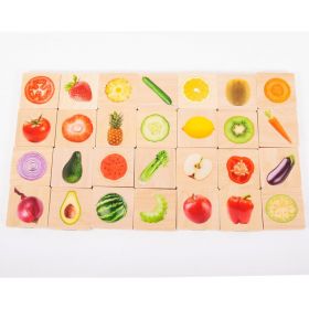 Gaseste perechea: fructe si legume