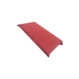 Cearsaf cu elastic pe colt cu imprimeu Buline albe pe rosu-120*60 cm