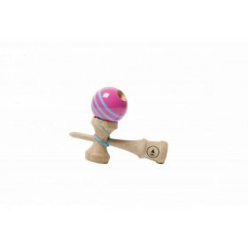 Kendama Europe - Jucarie motrica Pro II K Triple Stripes - Lagoon, Roz