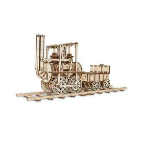 Set constructie cu mecanism Puzzle 3D LOCOMOTION din lemn 325 piese @ EWA