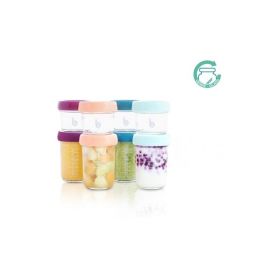 Babymoov - Set recipiente Boluri gradate 220 ml, 8 bucati, 100 ml din Sticla