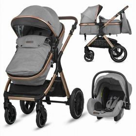 Carucior transformabil 3in1 Coccolle Melora Moonlit grey