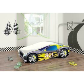 Pat Tineret MyKids Race Car 06 Black-160x80