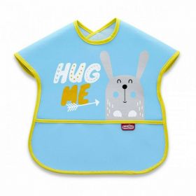 Baveta BabyJem cu buzunar Poly Large Bib (Culoare: Roz)