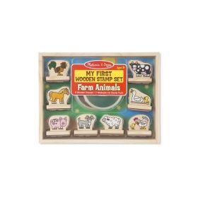 Melissa & Doug - Primele mele stampile Animale de la ferma Melissa and Doug