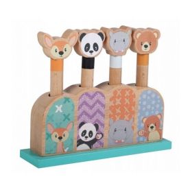 Jucarie din lemn Pop-Up Sun Baby 070 Animals