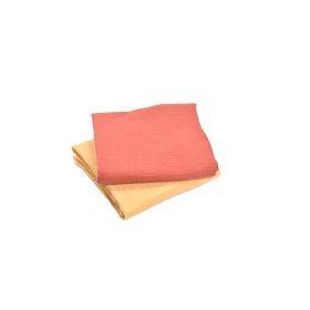 Set 2 museline bumbac organic 100% galben si roz inchis