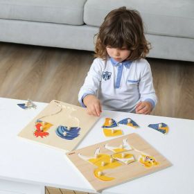 Viga - Puzzle Montessori, Catel,