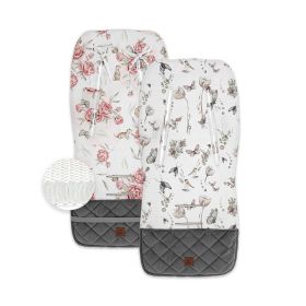 Babysteps - Insert Husa Bumbac Respirabila Carucior sport cu 2 fete, Peony Dreamland