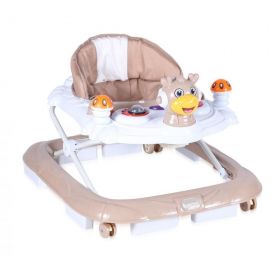 Premergator, Lorelli, Bambi, Cu eurobaza, Cu 7 opritoare de siguranta, Reglabil, Pliabil, Beige