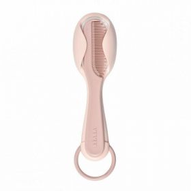 Set perie si pieptene Beaba - Old Pink