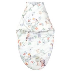 Amy - Sistem de infasare Nature Bamboo by din Bambus cu umplutura antialergica BabySoft + Cadou Rucsacel Pasari mint