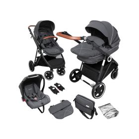 Babygo - Carucior 3 in 1 Halime – cadru Black