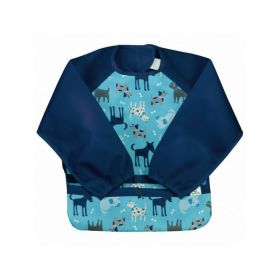 Bavetica multifunctionala cu maneci lungi 12-24 luni - Green Sprouts - Aqua Dogs