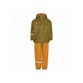 Dino 100 - Set jacheta+pantaloni impermeabil cu fleece, pentru vreme rece, ploaie si vant - CeLaVi
