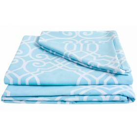 Lenjerie de pat bumbac polycotton, SomnART, pentru pat de o persoana (fata perna 50x70, cearceaf pat 150x240, cearceaf pilota 150x200), Electra