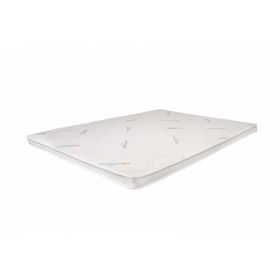 Topper cu memorie 90x200, HypoallergenicMed Antibacteria, H 3+2cm, husa detasabila, lavabila si certificata Ultra-Fresh Antibacterial™