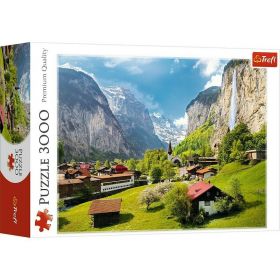 Trefl - PUZZLE 3000 ORASUL LAUTERBRUNNEN ELVETIA