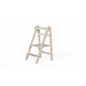 Turn de invatare pliabil MamaToyz Learning Tower din lemn, Verde