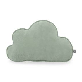 Perna decorativa din bumbac velur, moale, sub forma de Nor, 40 x 30, Sparrow, Cloud, Eucaliptus