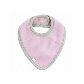Bandana groasa din lana merinos organica fleece reglabila cu capse - Iobio - Cotton Candy