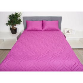 Pilota de vară 180x200 Somnart Belina, microfibra, lavabila la masina, vidata, Purple