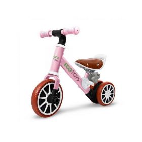 Bicicleta cu pedale detasabile Ecotoys LC-V1307 - Roz