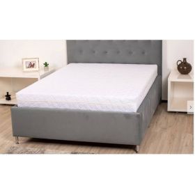 Saltea cu spumă poliuretanică 7 Zone SOMNART 120x190, înălțime 17 cm, ortopedică, husă detașabilă cu fermoar, fermitate medie