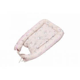 Baby Nest Ursuletul Martinica roz - culcus bebelus pentru dormit, reversibil, multifunctional 100 x 60 cm