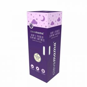 Saltea antialergica din spuma 140x70x10 cm Clevamama 3120, testata impotriva alergenilor, certificata asthma & allergy friendly™