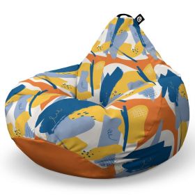 Fotoliu Puf Bean Bag tip Para XL, Abstract Retro