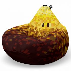 Fotoliu Puf Bean Bag tip Para XL, Minecraft Blaze