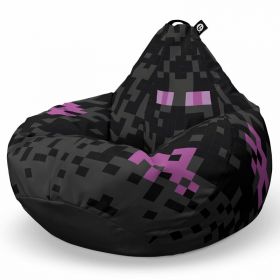 Fotoliu Puf Bean Bag tip Para XL, Minecraft Enderman