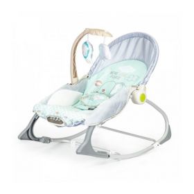 Balansoar 3 in 1 cu vibratii si melodii Ecotoys 27224 - Elefant