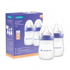 Pachet 2x Biberon cu tetina NaturalWave Lansinoh - 160 ml
