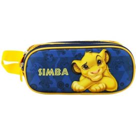 Penar 3D Lion King Simba Rest cu 2 compartimente, 22x9.5x8 cm