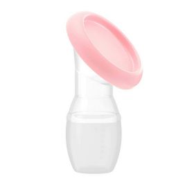 Pompa de san manuala BEBUMI Silicon (roz) + 20 pungi