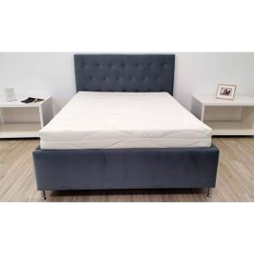 Saltea cu memorie 3D Somnart Memory Bambus 140x200, înălțime 16 cm, husă cu bambus lavabilă și detașabilă cu fermoar, mânere, fermitate medie