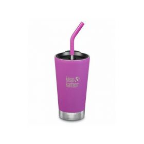 Berry Bright - Cana termos din otel inoxidabil 473 ml cu capac si pai